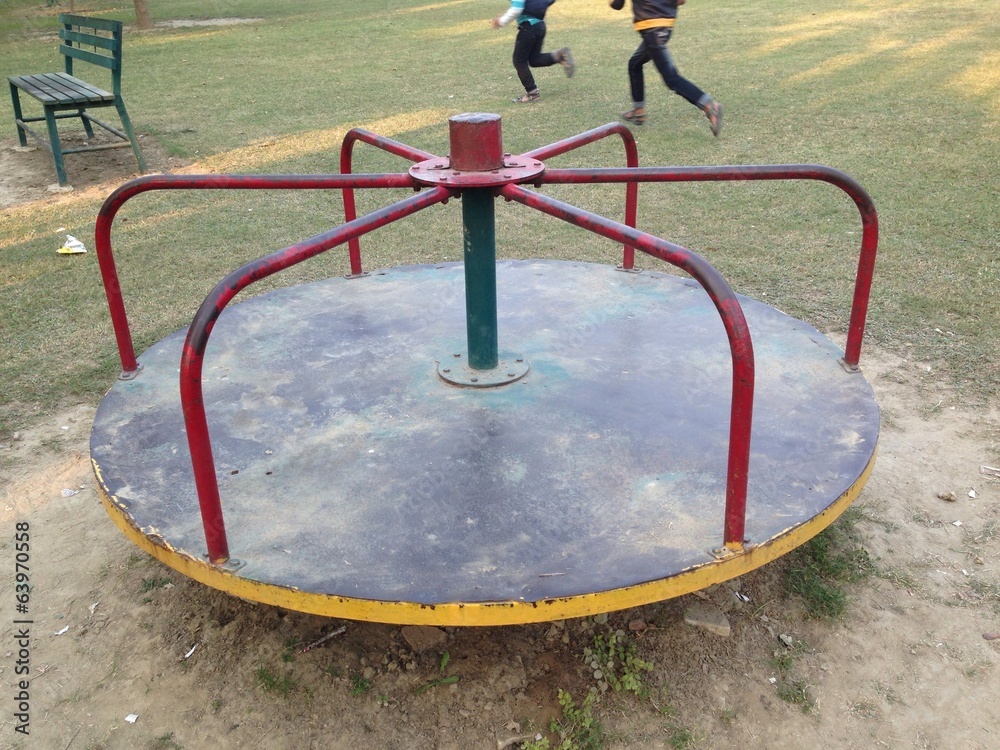 Naklejka premium outlook of a park