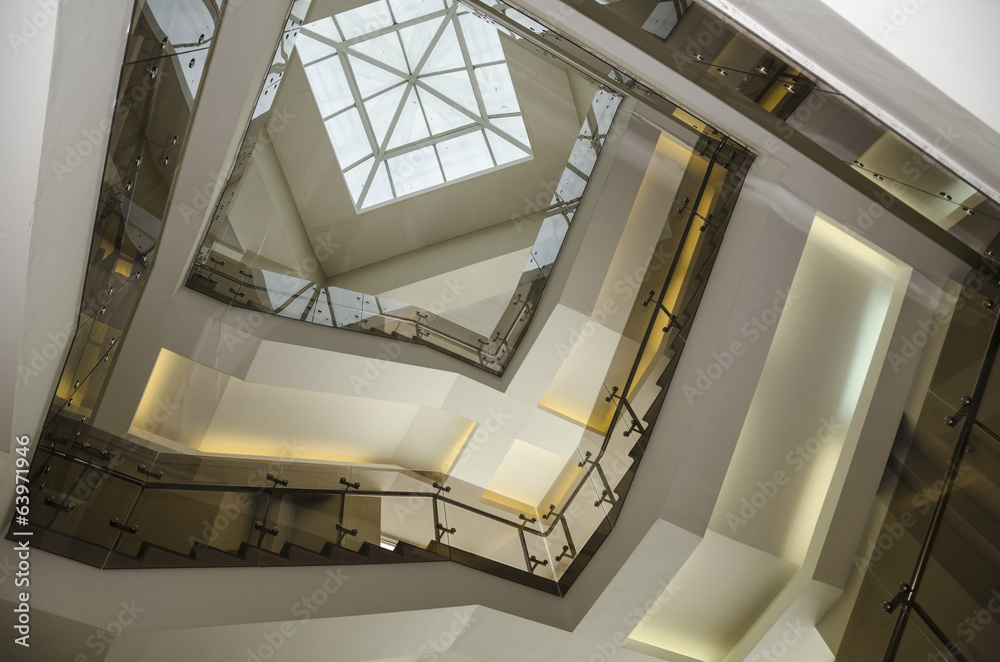 Fototapeta premium Spiral stairs