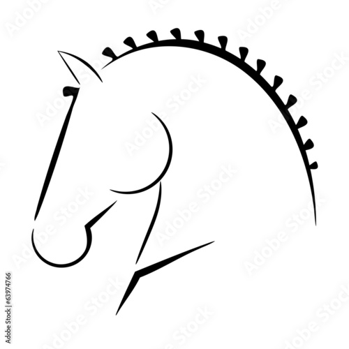 Horse logo vector