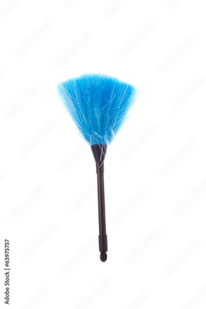 Cleaning sweep on white Cleaning sweep on white