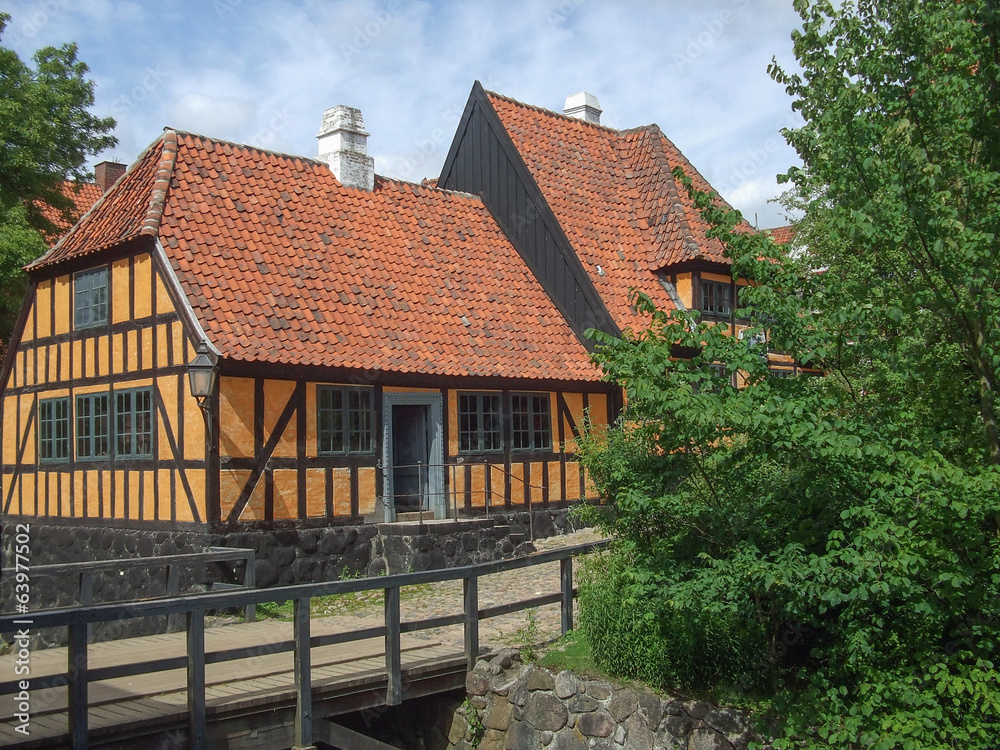Aarhus Old Town in Denmark Aarhus Old Town in Denmark