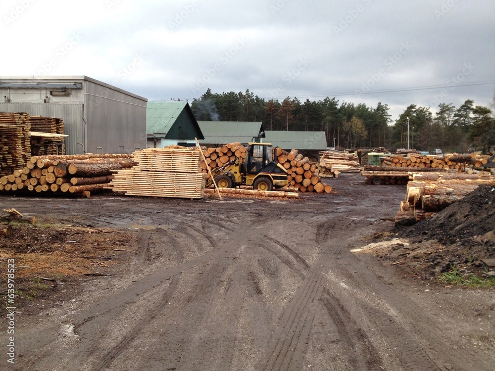 Fototapeta premium sawmill
