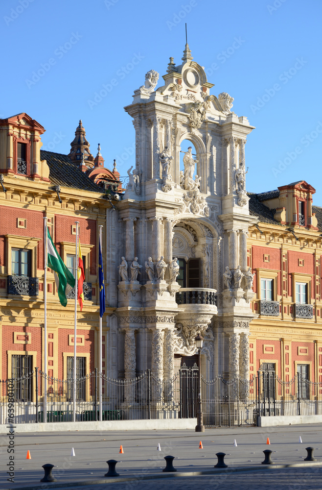 Fototapeta premium Palace of San Telmo, Seville