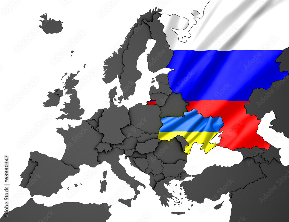 Ukraine- Russland Karte 3