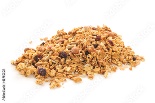 Organic granola photo