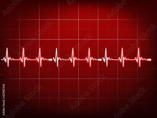 Abstract heart beats cardiogram. EPS 10