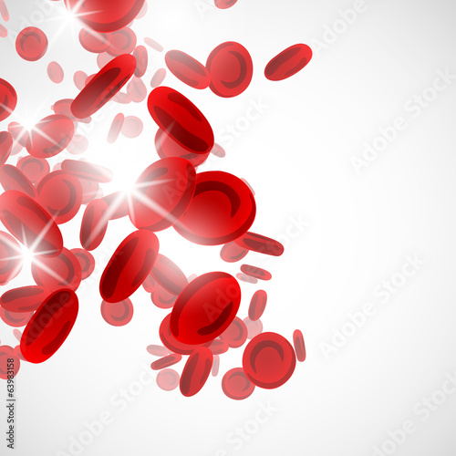 background with red blood cells