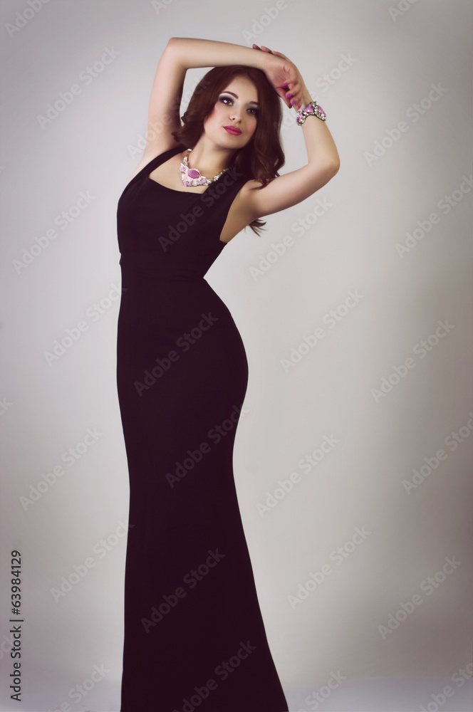 Beautiful young woman in fashion clothes Beautiful young woman in fashion clothes