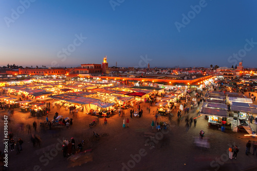 El Jemaa el fna sqare, Marrakesh