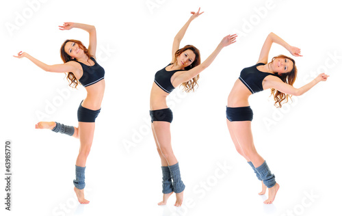 Dancing Fitness Girl.
