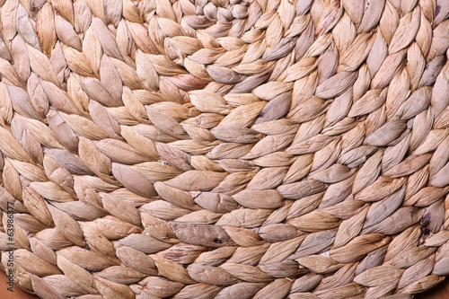 Pattern of wicker mat