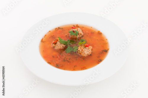 meatballs soup