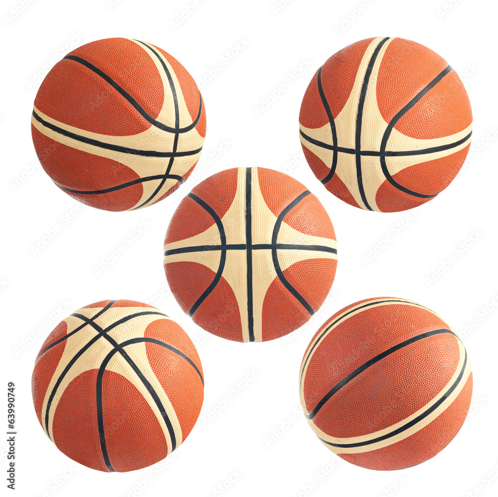 Basketball ball on a white background. Isolated.
