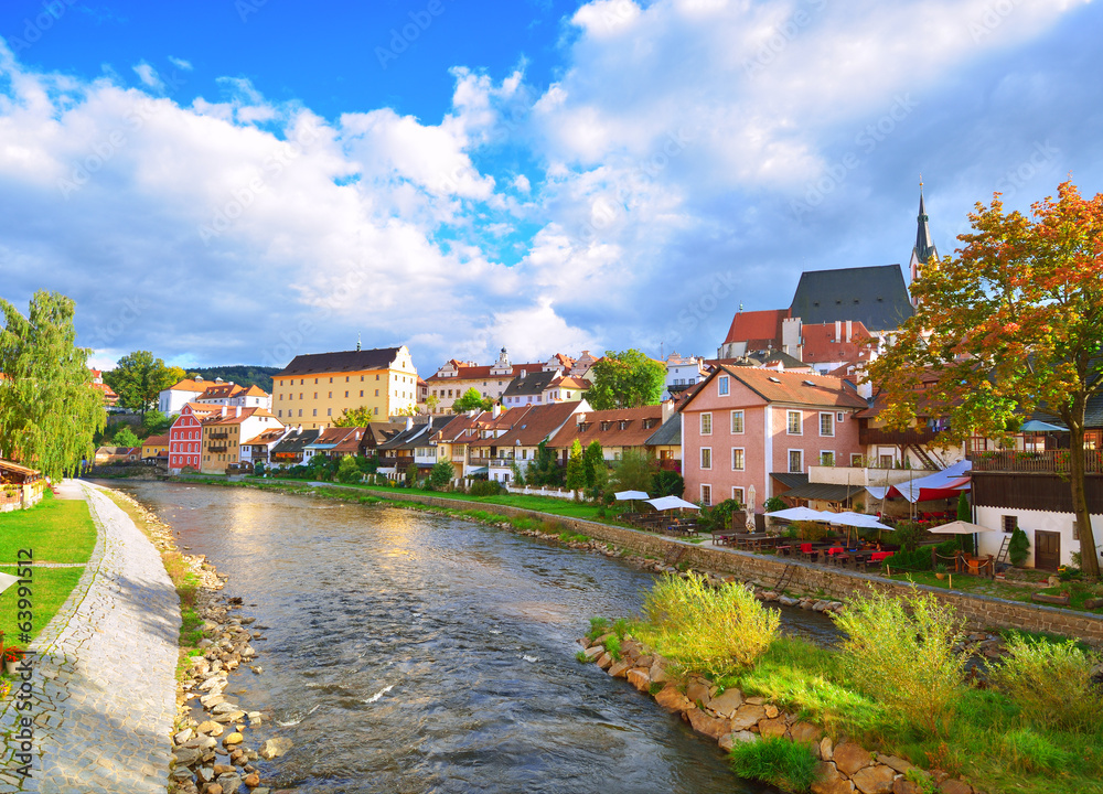 Cesky Crumlaw on the Vltava River