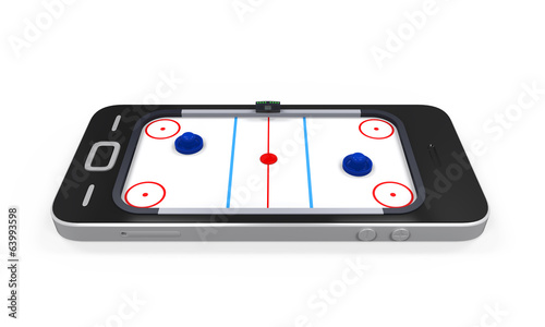 Air Hockey Table in Mobile Phone