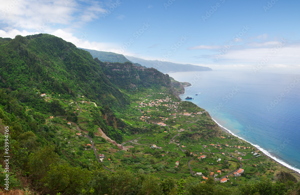 Arco de Sao Jorge, Madeira northern coastline Arco de Sao Jorge, Madeira northern coastline