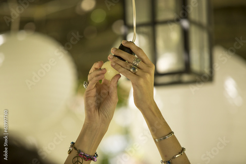 Reemplazo de lamparita, fiesta