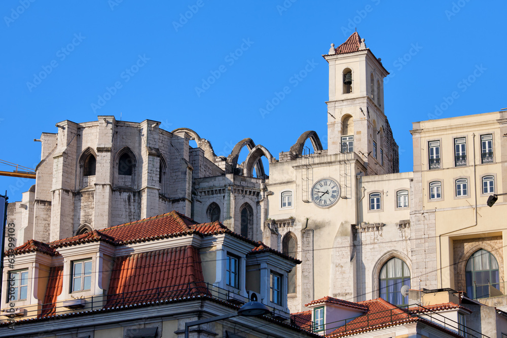 Igreja do Carmo Ruins in Lisbon