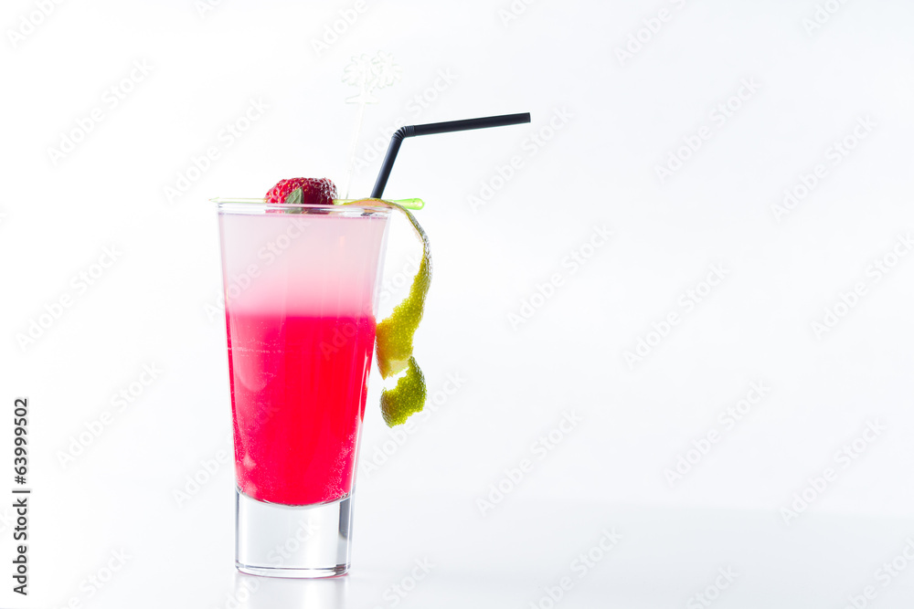Fresh strawberry cocktail Fresh strawberry cocktail