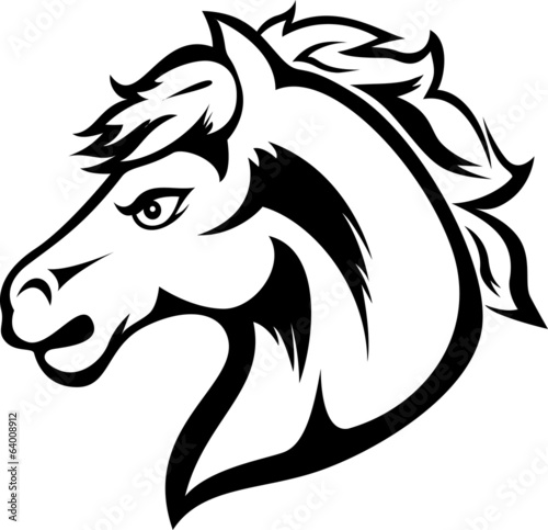 Horse head icon