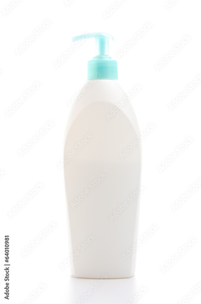 Plastic bottle isolated white background Plastic bottle isolated white background