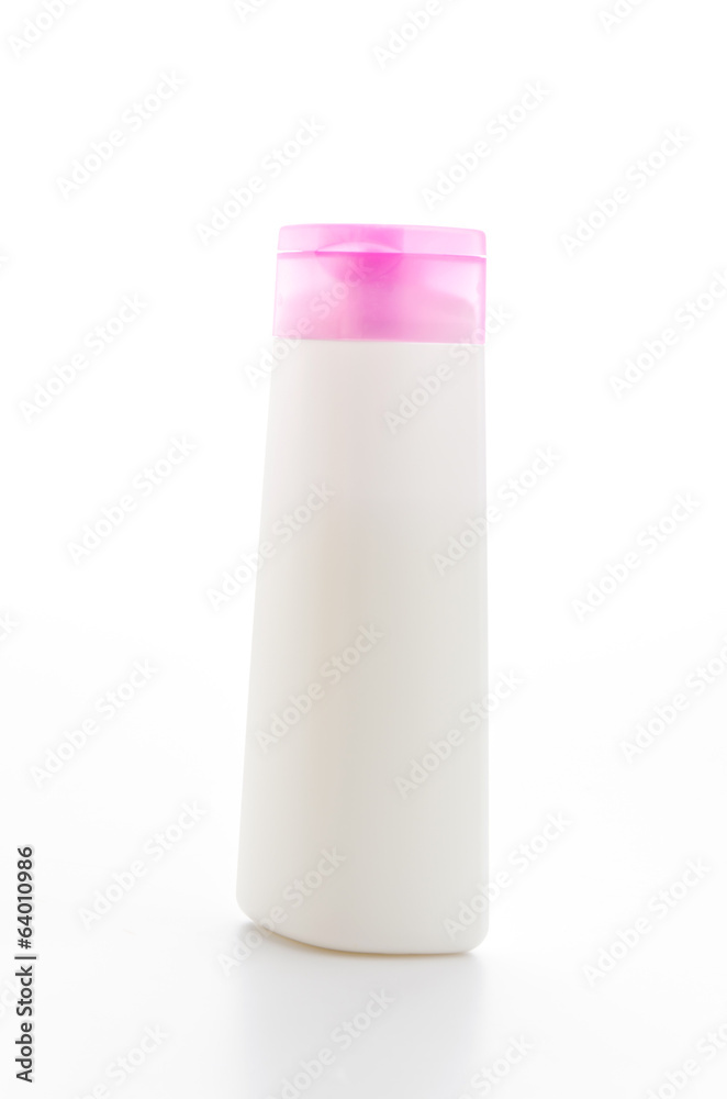 Plastic bottle isolated white background Plastic bottle isolated white background