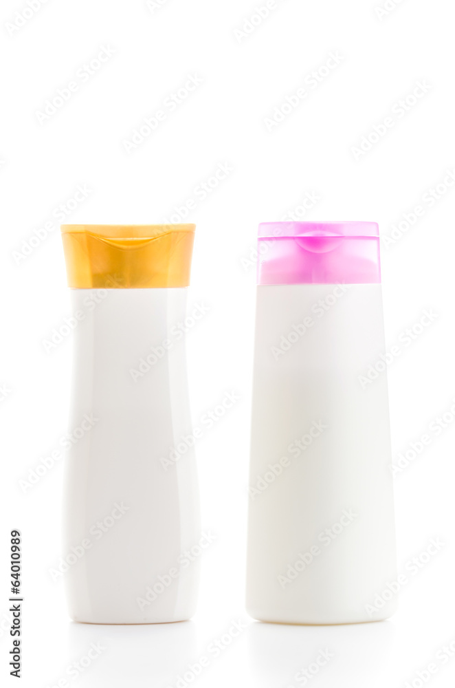 Plastic bottle isolated white background Plastic bottle isolated white background