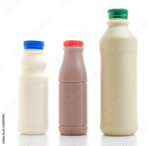 Milk isolated white background