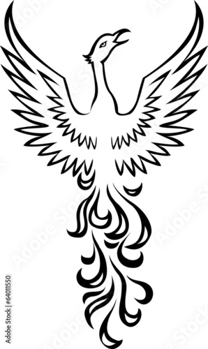 Phoenix berd tattoo