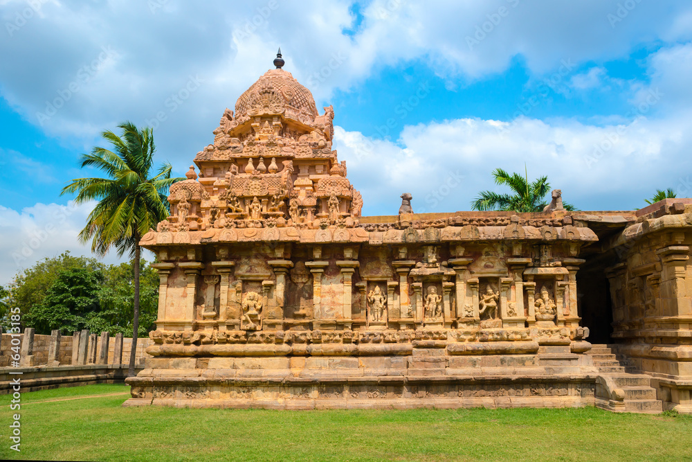 Great architecture of Hindu Temple dedicated to Shiva, ancient G