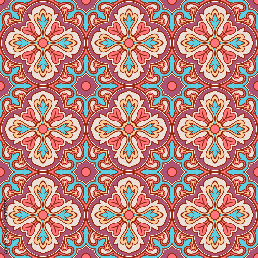 retro pattern with flowers retro pattern with flowers