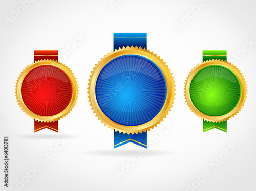 Vector Medals template