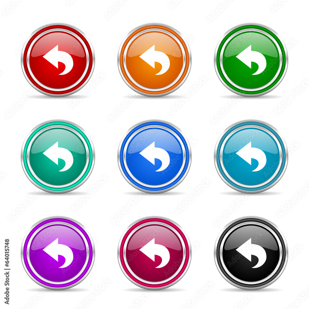 back icon vector set back icon vector set