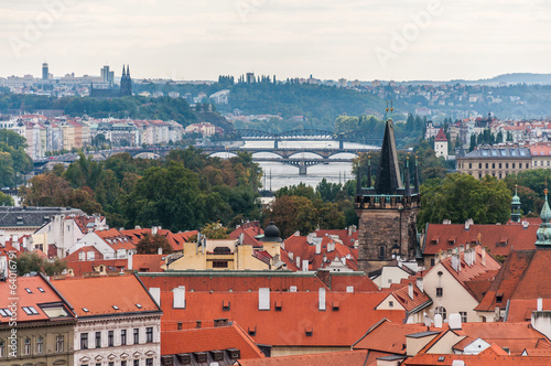 Cityscape view of Prague, Czech Republic