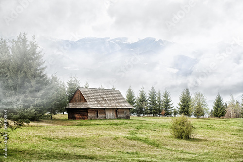 Old cottage in the mountains