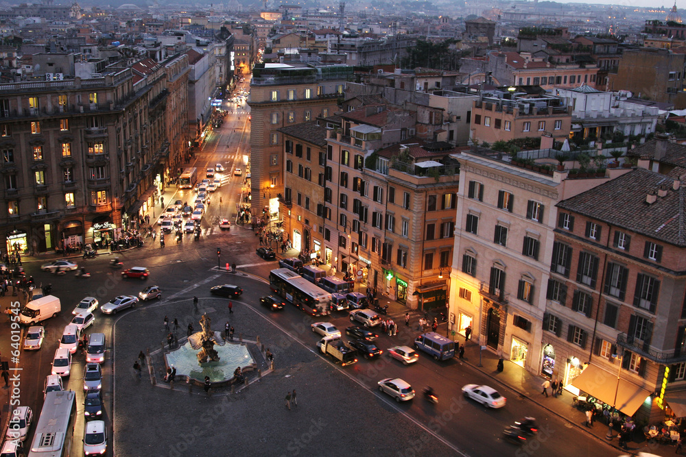 Obraz premium Rome-Sqaure Barberini