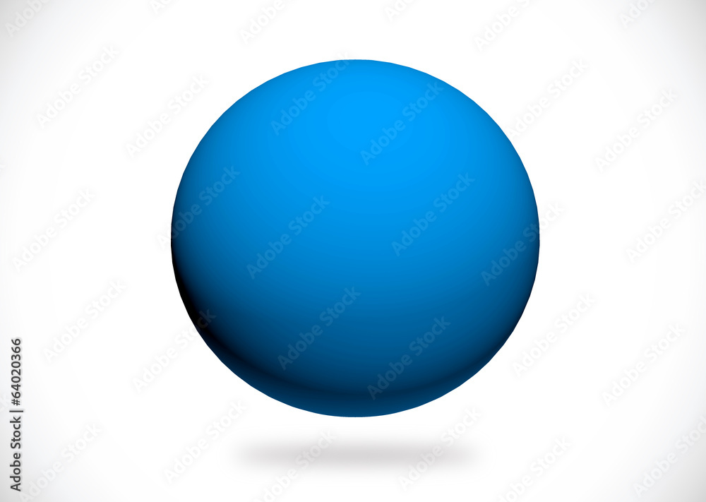 Abstract 3d sphere illustration for your design