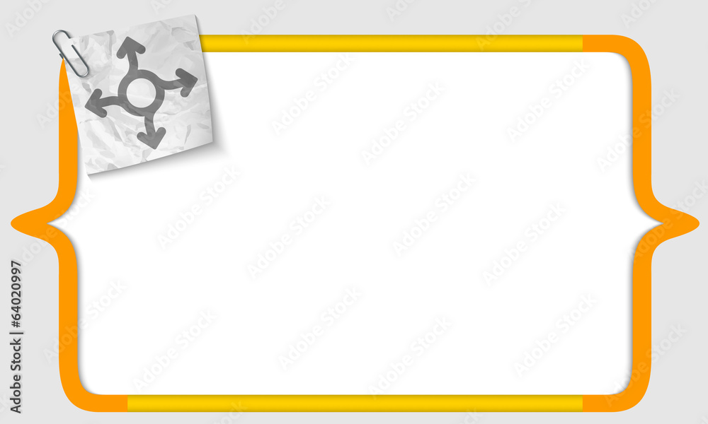 vector brackets with crumpled paper and arrow vector brackets with crumpled paper and arrow