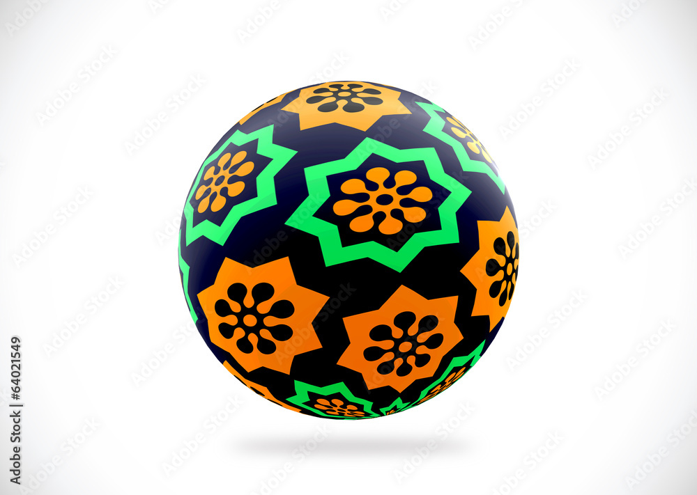 Abstract 3d sphere illustration for your design Abstract 3d sphere illustration for your design