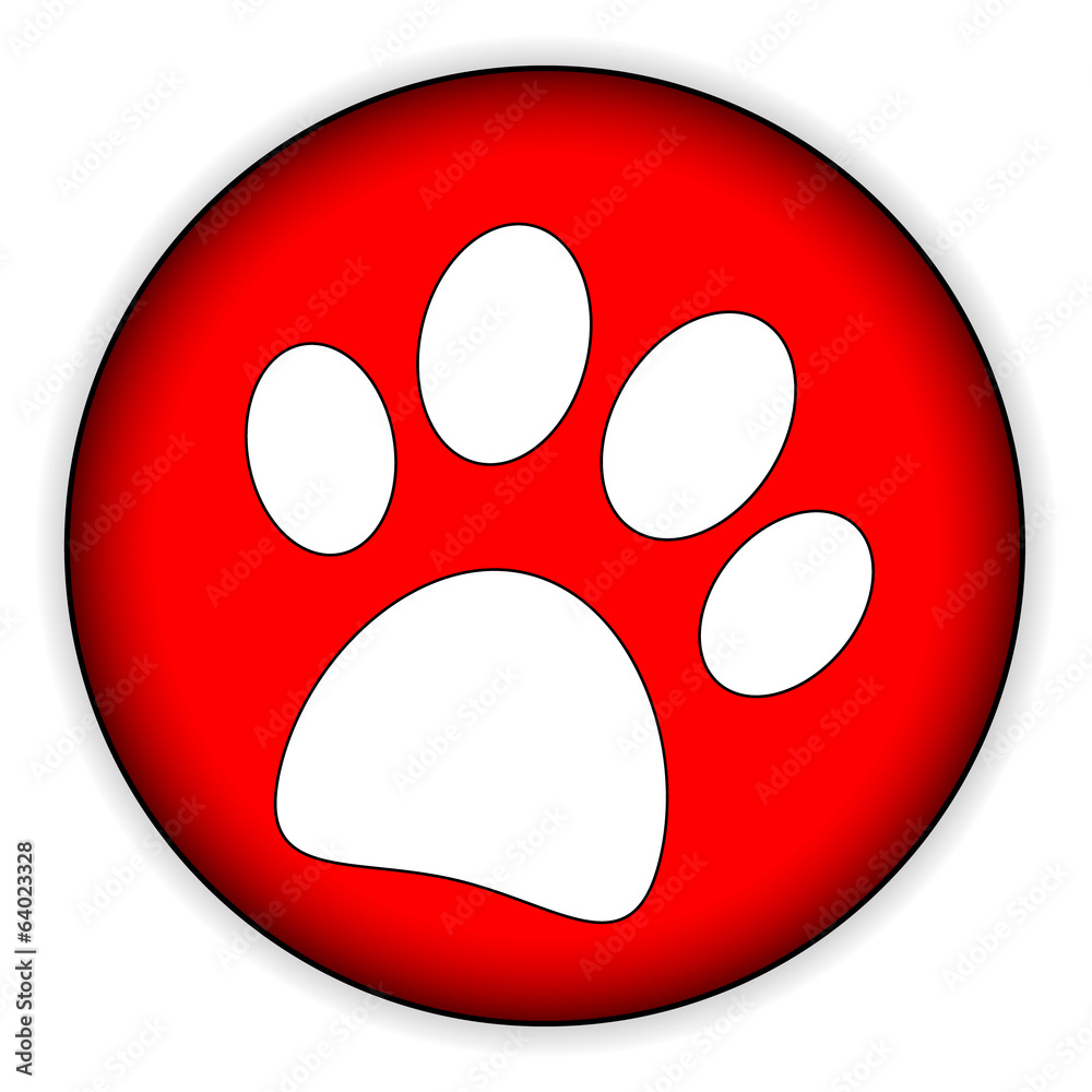 Paw button Paw button