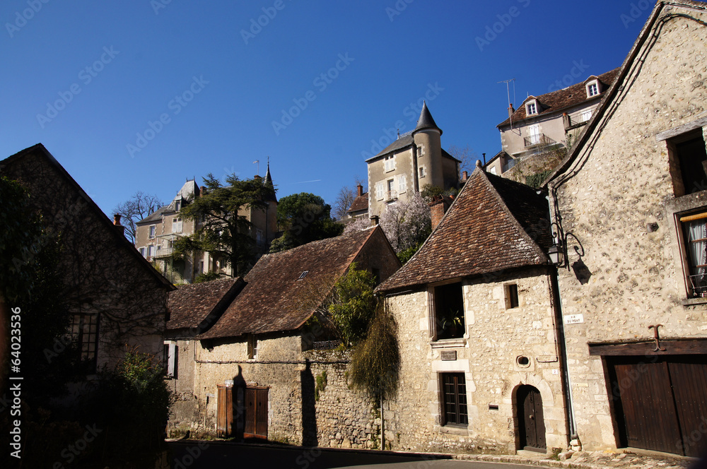 Dans les rues d'Angles sur l'Anglin