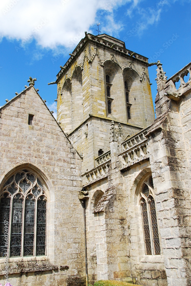 Saint-Ronan church in Locronan, Brittany, France