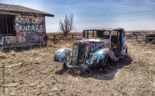 HDR picture of vintage car