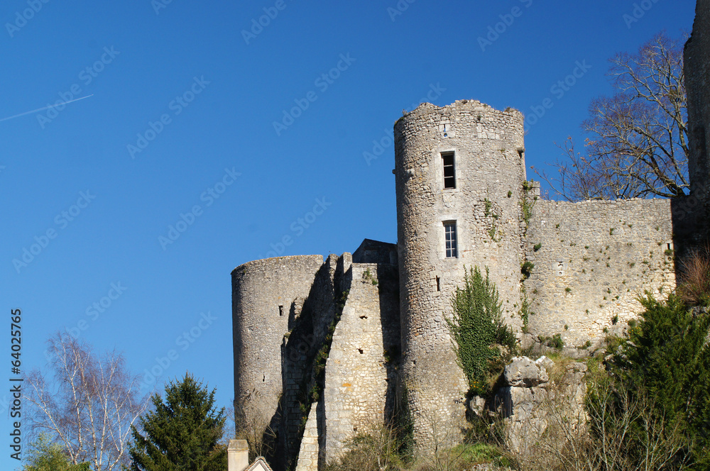 Ruine du château d'Angles-sur-l'Anglin