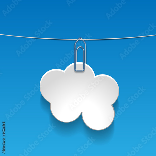 Clouded paper
