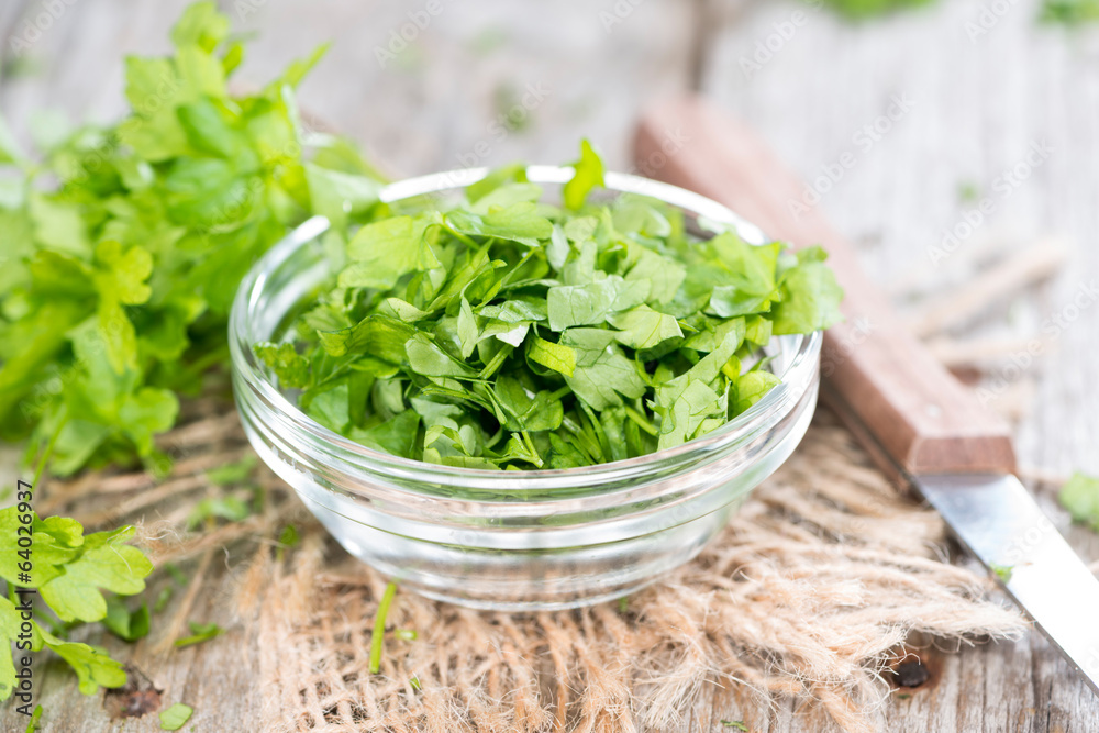 Heap of fresh flat leaf Parsley Heap of fresh flat leaf Parsley