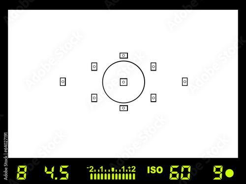 Camera viewfinder - vector