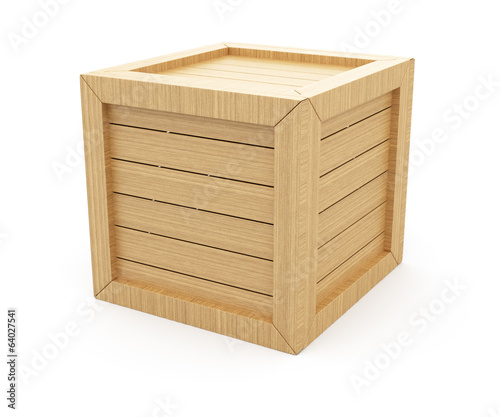 Wooden box © aleksvf
