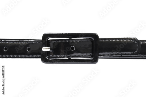 Patent leather belt