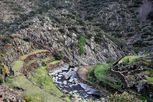 Meandro del río Malvedillo, Gasco, Hurdes, España photo